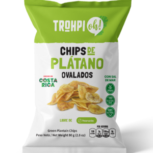 SNACK PLATANO VERDE 80G - 001853 TROHPI OH
