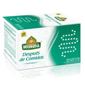 INFUSION SALUDABLE DESPUES DE COMIDAS 20/SOB - 40014 HINDU