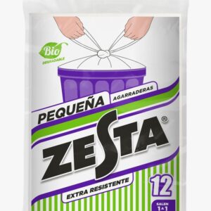 BOLSA BASURA PEQUEÑA (17"X20") 12UNDS - 110189 ZESTA BIO